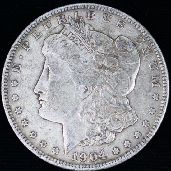 1904 U.S. Morgan silver dollar