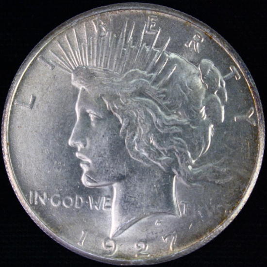 1927 U.S. peace silver dollar