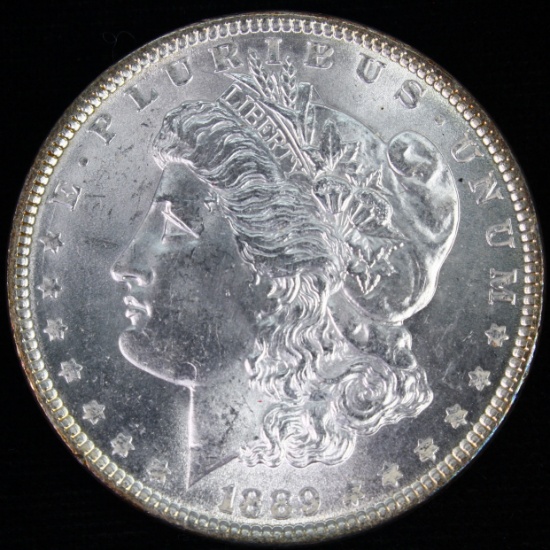 1889 U.S. Morgan silver dollar