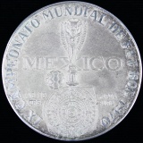 1970 Mexico 91.5% silver World Cup medal