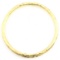 Authentic estate Roberto Coin 18K yellow gold hammered bangle bracelet