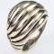 Authentic estate David Yurman sterling silver Sculpted Cable dome ring