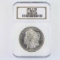 Certified 1883-O U.S. Morgan silver dollar