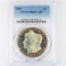 Certified 1893 proof U.S. Morgan silver dollar