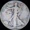 1938-D U.S. walking Liberty half dollar