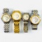 Lot of 4 estate Seiko wristwatches