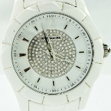 Estate Wittnauer white ceramic wristwatch