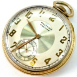 Circa 1938 17-jewel Waltham Premier Model 1924 Col.b open-face pocket watch