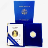 1989 proof U.S. $5 American Eagle 1/10oz gold coin