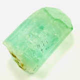 Unmounted gemstone: 34.26 ct rough bluish-green tourmaline crystal