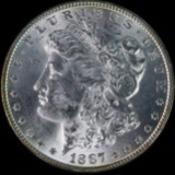 1887 U.S. Morgan silver dollar