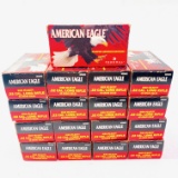 Lot of 850 rounds of boxed Federal American Eagle .22 LR 40 grain solid ammo