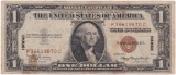 1935A U.S. $1 Hawaii brown seal silver certificate banknote