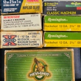 Lot of ~60 rounds of boxed & partial boxed 12 ga ammo
