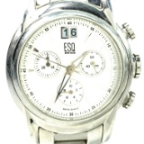 Estate ESQ by Movado stainless steel chronograph wristwatch