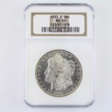 Certified 1883-O U.S. Morgan silver dollar