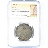 Certified 1826 U.S. capped bust half dollar