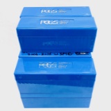 Lot of 10 empty estate hard plastic PCGS certified coin boxes with lids