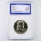 Certified 1958-D U.S. Franklin half dollar