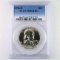 Certified 1958-D U.S. Franklin half dollar