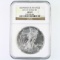 Certified 2013-W burnished U.S. American Eagle silver dollar