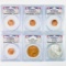 Certified 6-piece 2009 Lincoln Bicentennial coin & medal set