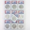 Lot of 10 certified 2015 American Eagle silver dollars