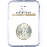 Certified 1936 U.S. walking Liberty half dollar