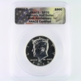 Certified 2014-D U.S. Kennedy half dollar