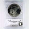Certified 1973-S autographed silver proof U.S. Eisenhower dollar