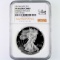 Certified 2015-W proof U.S. American Eagle silver dollar