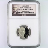 Certified 2015-S proof U.S. Jefferson nickel
