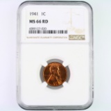 Certified 1941 U.S. Lincoln cent