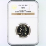 Certified 1966 special Mint set U.S. Washington quarter