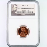 Certified 2001-S proof U.S. Lincoln cent