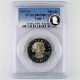 Certified 1979-S type 1 U.S. Susan B. Anthony dollar