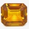 Unmounted citrine