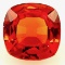 Unmounted padparadscha sapphire