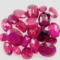 Unmounted natural rubies