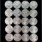 Roll of 20 1997 uncirculated U.S. American Eagle silver dollars