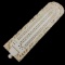 Genuine vintage ivory cribbage board with pegs