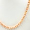 Vintage pink freshwater pearl necklace