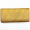 Authentic estate Fendi metallic leather wallet