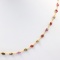 Vintage 14K yellow gold multi-colored tourmaline necklace