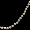 Vintage white Akoya pearl necklace