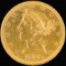 1906 U.S. $5 Liberty head gold coin