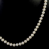 Estate Akoya pearl necklace