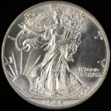 1945 U.S. walking Liberty half dollar