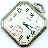 Circa 1940 17-jewel Gruen Verithin Precision open-face pocket watch