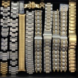 Lot of miscellaneous new & like-new mostly Seiko & Invicta watch bracelets & links